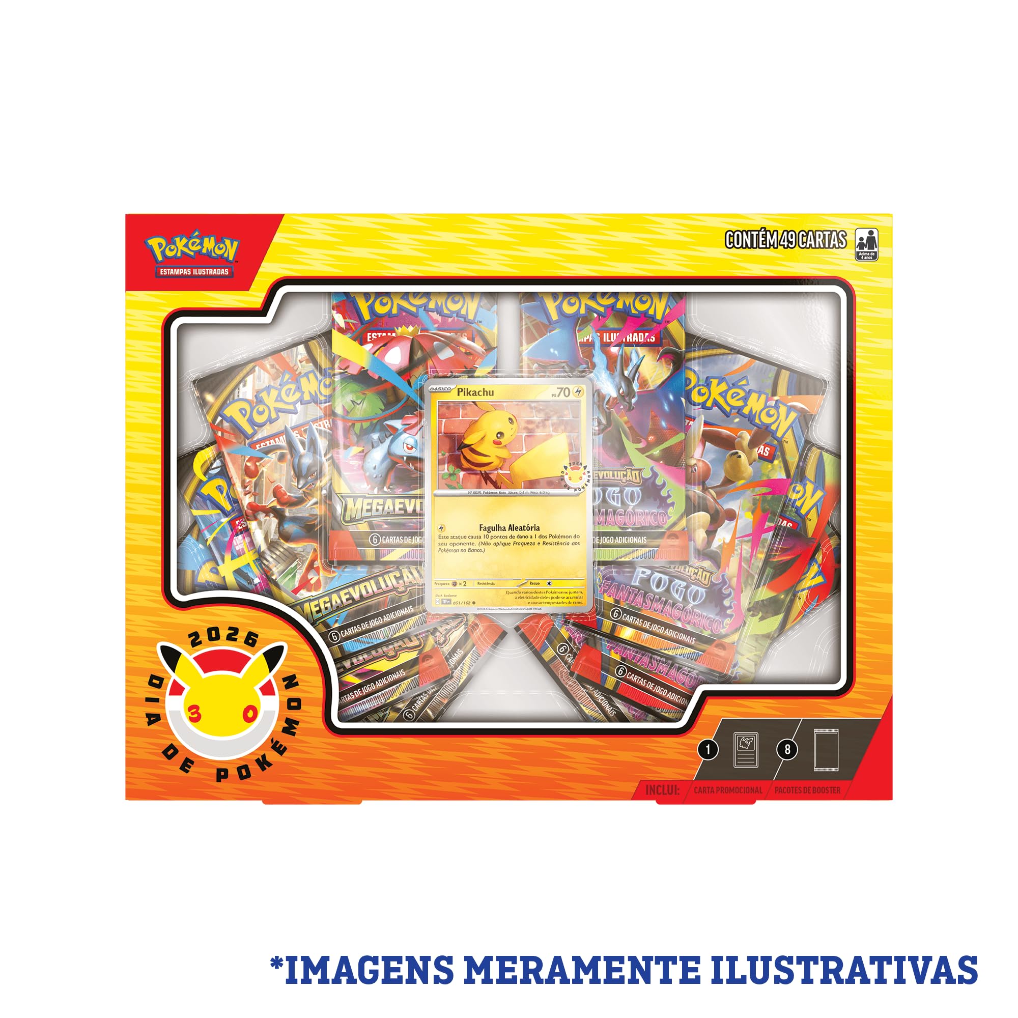 Pokémon TCG, Box Coleção Dia de Pokémon 2026 | Amazon.com.br